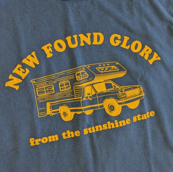 New Found Glory Vintage Tshirt Soft Cotton Tee Large Gildan Heavy Weight - Picture 3 of 8